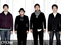Cy Choi. 왼쪽부터 안마노, 최철용, 오정택, 김권진