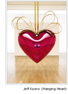 Jeff Koons <Hanging Heart>