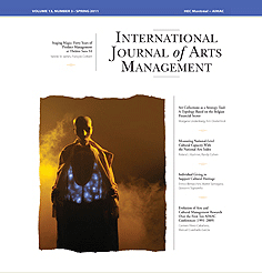 인터내셔널 저널 오브 아츠 매니지먼트 International Journal of Arts Management