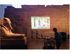 The Media Lab과 메트로폴리탄 미술관 이집트유물 부서와 협업으로 진행된 Coloring the Temple Project ⓒ메트로폴리탄 미술관 홈페이지