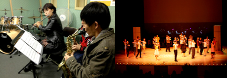 ▲2013년 인천왈츠의 시민창작뮤지컬 <어떤 여행> 시즌 2의 워크숍과 공연 모습 (부평아트센터) (사진제공 : 인천문화재단, 페이스북)