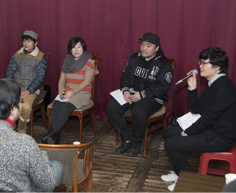 ‘2013 예술방담’ 예술경영 외전(外傳)에 출연한 시인 김경주, 정지연 [스트리트H] 편집장, 힙합평론가 김봉현(왼쪽부터)