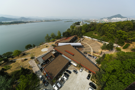 상공에서 본 KT&G 상상마당 춘천&#13;&#10;