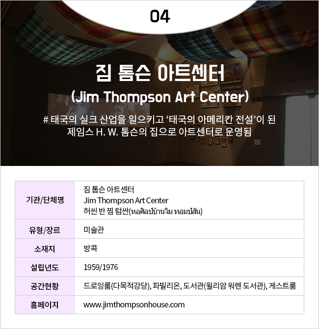 짐 톰슨 아트센터(Jim Thompson Art Center)