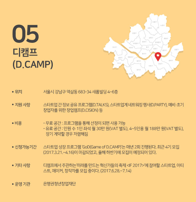 5. 디캠프 (D.CAMP)